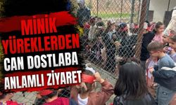 Minik Yüreklerden Can Dostlara Anlamlı Ziyaret