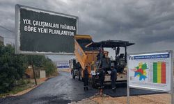 YOL ÇALIŞMALARI YAĞMURA GÖRE YENİ PLANLANIYOR