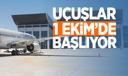 UÇUŞLAR 1 EKİM’DE BAŞLIYOR