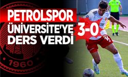 PETROLSPOR ÜNİVERSİTE'YE DERS VERDİ 3-0