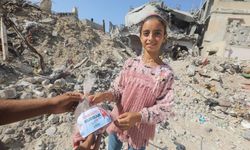 CANSUYU GAZZE İÇERİSİNDE KURBAN KESEN VE DAĞITAN TEK YARDIM DERNEĞİ OLDU