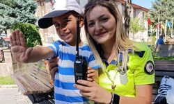 Minik Trafikçinin Hayali Polis Olmak
