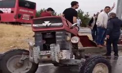 Yolcu otobüsü ile traktör çarpıştı: 1 ölü