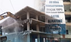 KAÇAK YAPILARIN YIKIM İŞİ YAPILACAKTIR