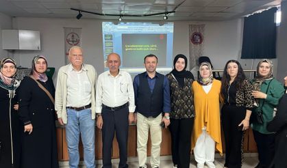 Petrol Ortaokulu'nda 'Aile okulu' semineri: Prof.Dr.Dursun velilerle buluştu