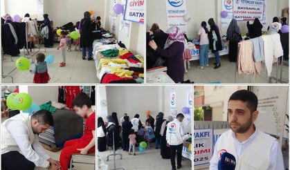 Batman'da bayram öncesi 100'ü aşkın yetim çocuk giydirildi