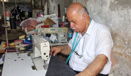 72 yaşındaki Mardinli terzi ustası, 64 yıldır aynı mesleğe devam ediyor