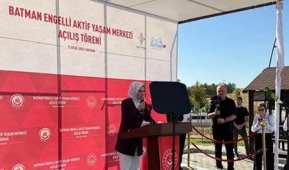 Batman’da Engelli Aktif Yaşam Merkezi Hizmete Açıldı