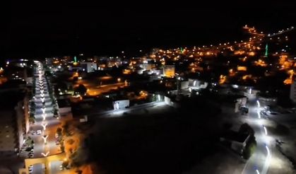 Gercüş Kırkat Yolu Modern Aydınlatmayla Güvenli Hale Geldi