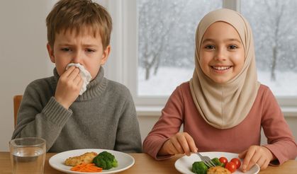 Çocuklarımızı soğuklardan beslenmeyle koruyabiliriz