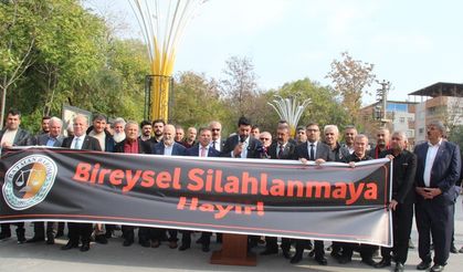 Batman'da "Bireysel silahlanmaya hayır" çağrısı