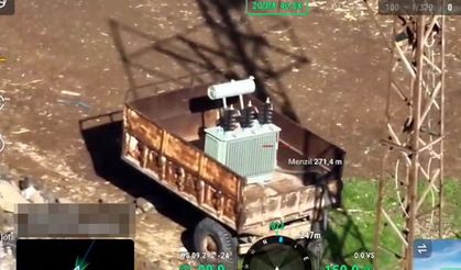 Mobil kaçak trafolar dronla görüntülendi