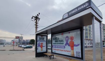 Batman’da ‘Sağlıklı Yaşam İçin’ Durak ve Billboardlara reklam çalışması