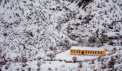 Kozluk’ta Kartpostallık Kış Manzaraları