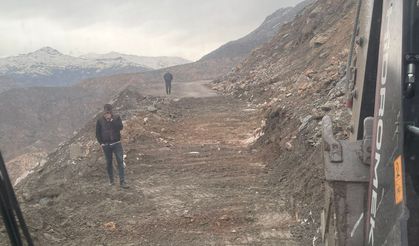 Sason'da Heyelan Temizlendi