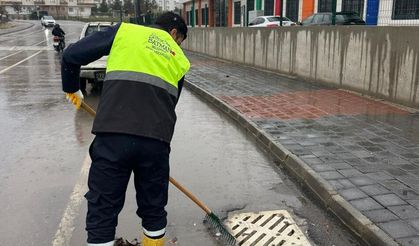 Belediyeden Mazgal ve Tahliye Hatlarına Sıkı Denetim