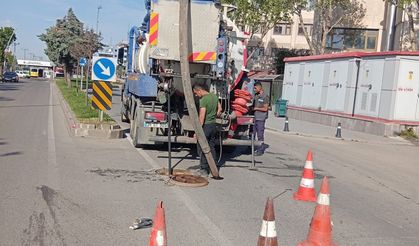 BASKİ ekiplerinden kent genelinde yoğun baca temizliği