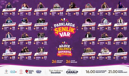 26 Parkta Yaz Coşkusu Başlıyor