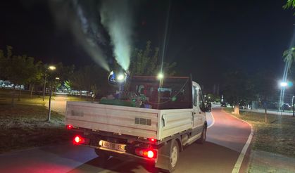 İlaçlama ekibi gece/gündüz çalışıyor