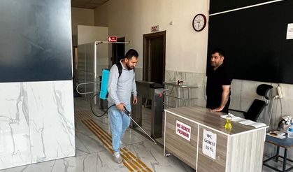 Batman Şehirlerarası Otobüs Terminali’nde Kapsamlı Hijyen Çalışması