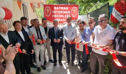 Batman Veteriner Hekimleri Odası Yeni Hizmet Binasını Açtı
