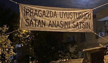 Batman'da Uyuşturucuya Mahalle İsyanı! Sokağa Asılan Pankart Gündem Oldu