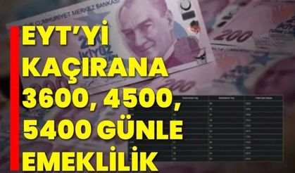 3600, 4500 ve 5400 Günle Kısmi Emeklilik! Kim Kaç Yaşında Emekli Olabilir?