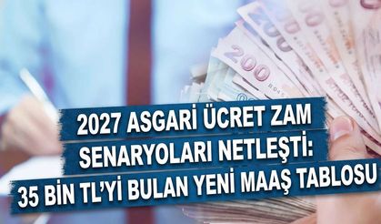 SON DAKİKA: 2027 Asgari Ücret Zam Senaryoları Sızdı! Yeni Yılda Maaşlar Kaç TL Olacak?