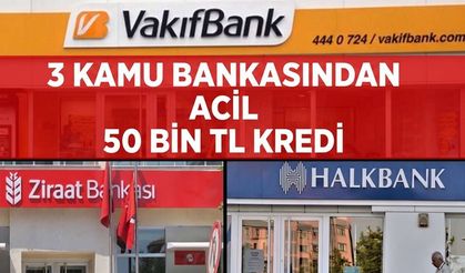 Kamu Bankasından Dev Adım: 50 Bin TL Acil İhtiyaç Kredisi Destek Paketi Başladı