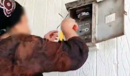 Elektrik Denetimi Ekibine Aldırmadan Sayaca Müdahale Etti