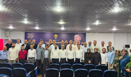 AK PARTİ BATMAN’DA VEFA BULUŞMASI: TECRÜBE GELECEĞE AKTARILDI