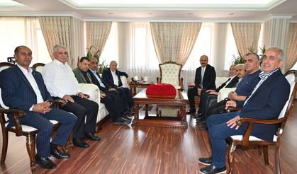 Arslan’dan Vali Canalp’a Nezaket Ziyareti
