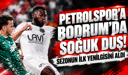 Petrolspor’a Bodrum’da Soğuk Duş! Sezonun İlk Yenilgisini Aldı