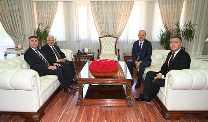 Rektör Prof. Dr. Kemalettin Aydın’dan Vali Canalp’e Ziyaret