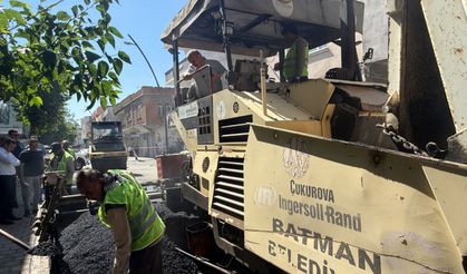 Batman’a Afet Kapsamında Asfalt Desteği