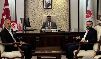 HÜDA PAR Batman İl Başkanlığından Müftü Durmuş'a ziyaret