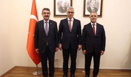 Nasıroğlu, Bakan Memişoğlu ile Görüştü