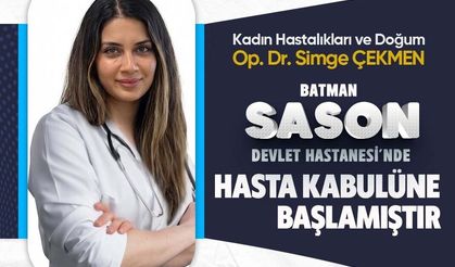 Sason’a Kadın Doğum Uzmanı Takviyesi