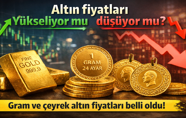 Altın fiyatları yükseliyor mu düşüyor mu Gram ve çeyrek altın fiyatları belli oldu 31 Mart 2026