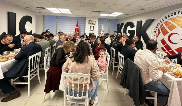 Küresel Gazeteciler Konseyi Ankaralı Gazeteciler ile iftarda buluştu