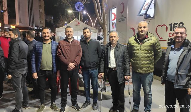 Batman'da Kızılay'ın kan bağışı kampanyasına kurumlardan destek geldi
