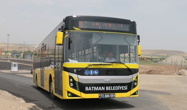 Batman'da  Otobüsler Ücretsiz Olacak