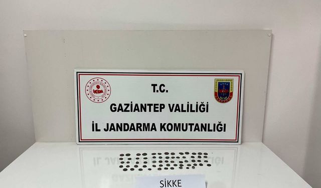 Tarihi sikke ele geçirildi: Bir gözaltı