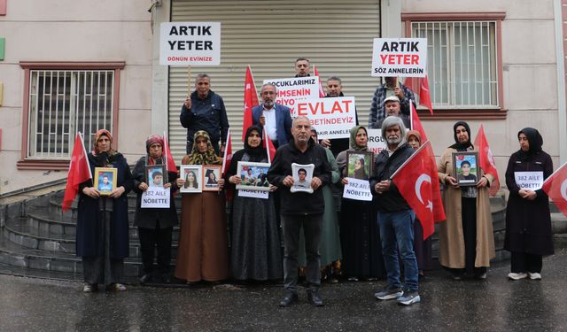 HDP önündeki evlat nöbetinde aile sayısı 382 oldu