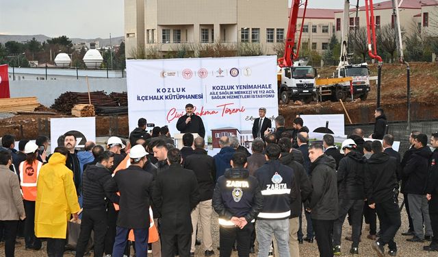 Kozluk’ta Sağlık ve Kültür Yatırımları Başladı