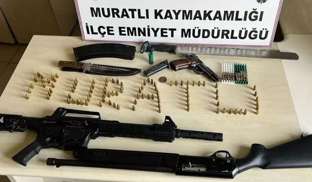 Silah operasyonu: 3 şüpheli gözaltında