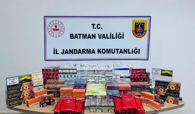 Batman'da Bir Depo Dolusu Yasa Dışı Ürün Ele Geçirildi!