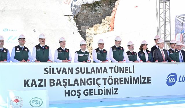 Silvan Barajından Batman’a içme Suyu Sağlayacak Tünelinin Kazısına Başlandı