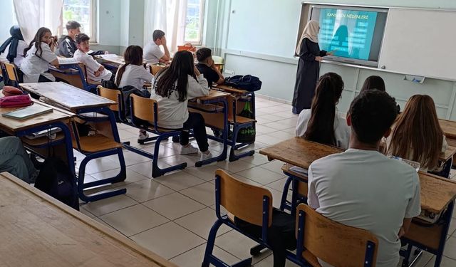 Lise Öğrencilerine “Kanserden Korunma” Eğitimi Verildi