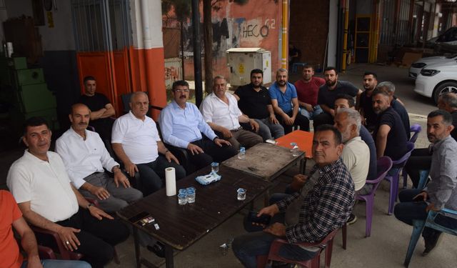 Sanayiye Çözüm Mesaisi: Nasıroğlu’ndan Esnafa Destek Sözü